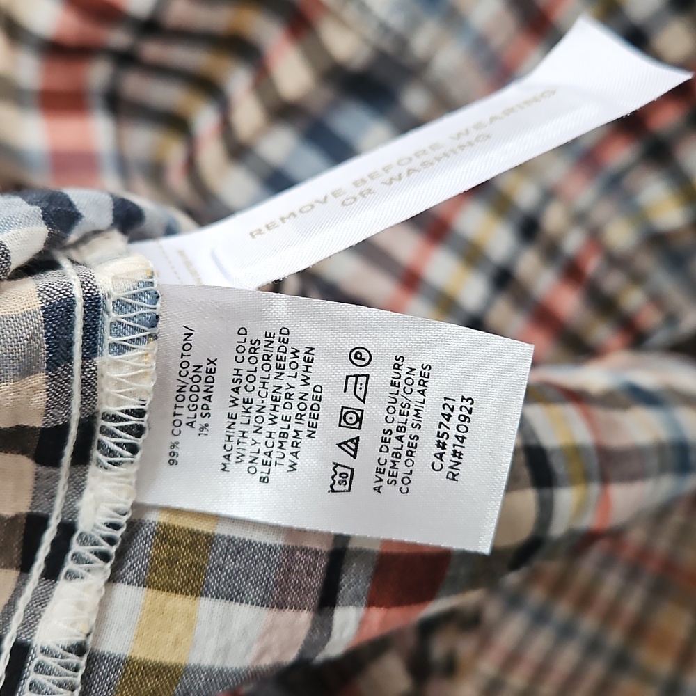 Loft Plaid Midi Dress S - Picture 4 of 4